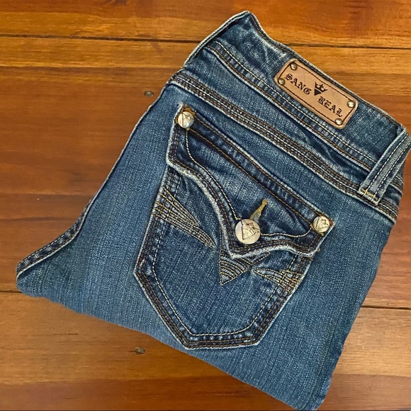 Sang Real (by Miss Me) Only The Chosen Jeans Sz 28 - Picture 7 of 11